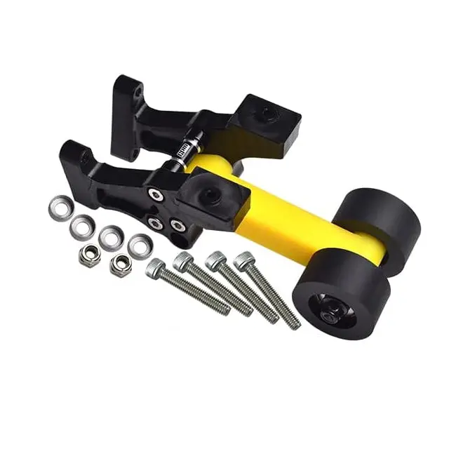 Special Material Rear Wing Mount With Wheelie Set For Traxxas 1/8 4Wd Sledge Monster Truck 95076-4 Upgrades - Black 1