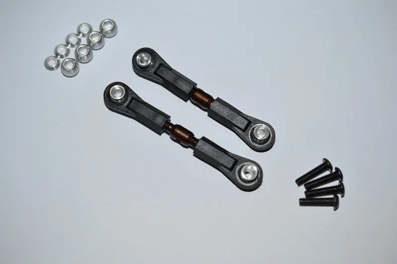 Spring Steel 4Mm Anti-Thread Tie Rod With 6.8Mm Ball Ends (Extend 50-55Mm) - 1Pr Set 1