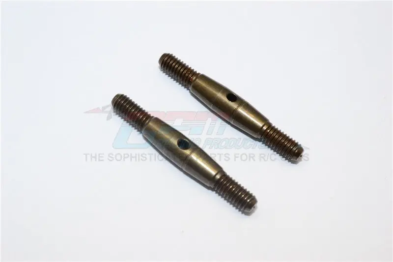 Spring Steel 4Mm Clockwise And Anticlockwise Turnbuckles (Total Length 40Mm - Both Side Thread 9Mm, Body 22Mm) - 1Pr 1