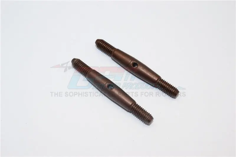 Spring Steel 4Mm Clockwise And Anticlockwise Turnbuckles (Total Length 45Mm - Both Side Thread 9Mm, Body 27Mm) - 1Pr 1