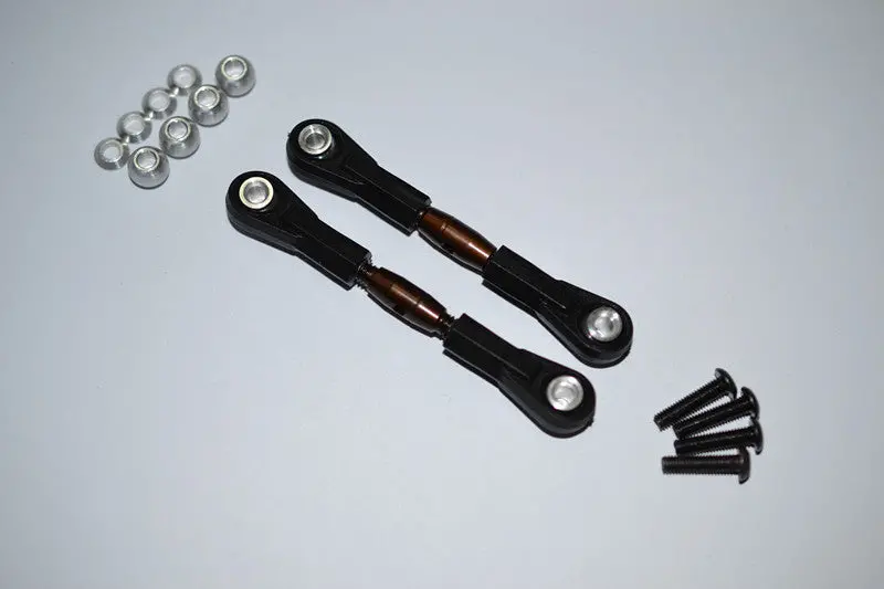 Spring Steel 4Mm Thread Tie Rod With 6.8Mm Ball Plastic Ends (To Extend 55Mm-60Mm) - 1Pr Set 1