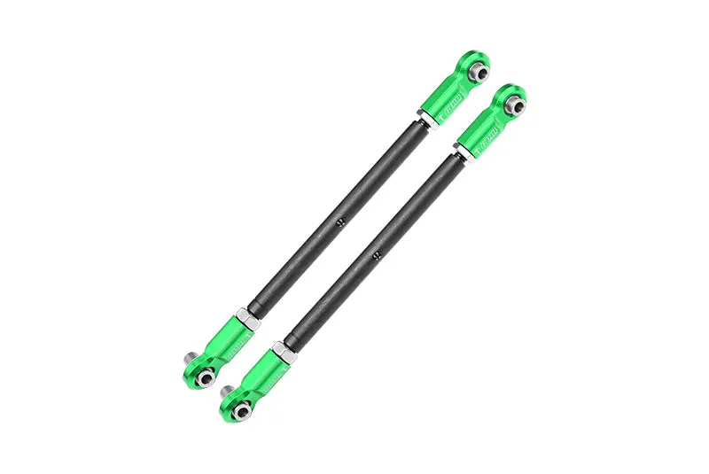 Spring Steel Front Steering Rod With Aluminum Ends For 1/5 Traxxas X Maxx 6S - 1Pr Green 1