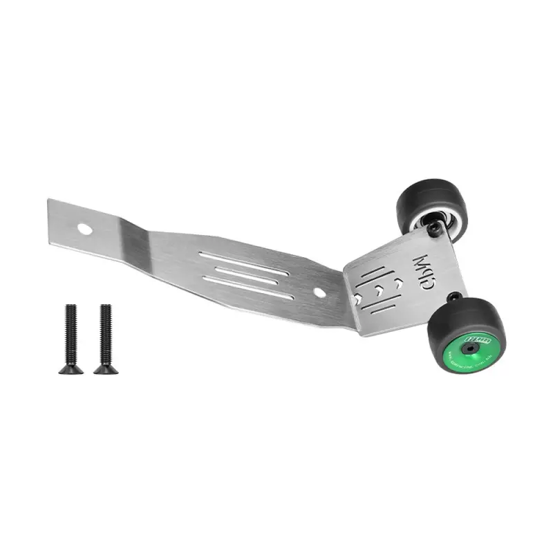 Stainless Steel Bearing Wheelie Bar For Traxxas 1/16 Mini Slash 4X4 Short Course Truck-108164-1 Upgrades - Green 1