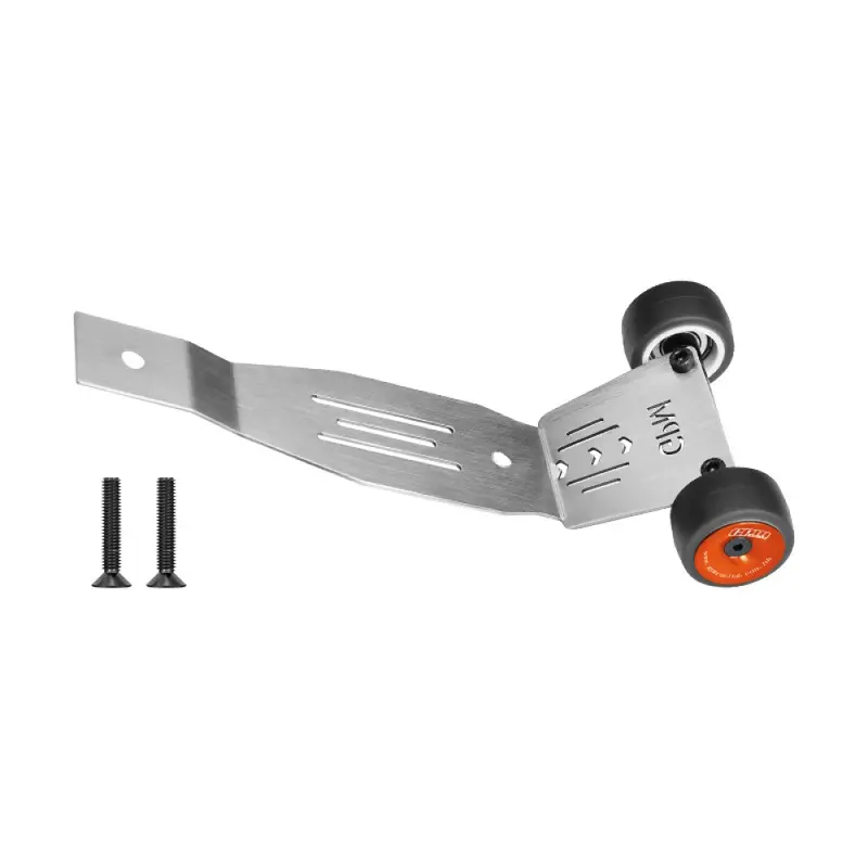 Stainless Steel Bearing Wheelie Bar For Traxxas 1/16 Mini Slash 4X4 Short Course Truck-108164-1 Upgrades - Orange 1