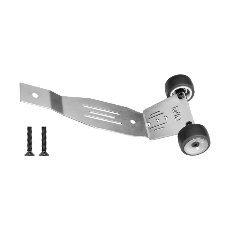 Stainless Steel Bearing Wheelie Bar For Traxxas 1/16 Mini Slash 4X4 Short Course Truck-108164-1 Upgrades - Silver 1