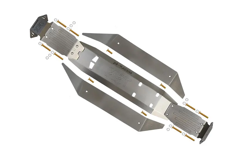 Stainless Steel Chassis Armor Skid Plate Protection Plate Set For Traxxas 1:5 Xrt 8S Monster Truck 78086-4 Upgrades 1