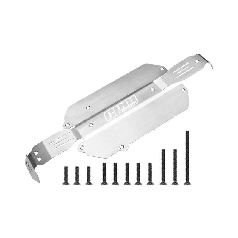 Stainless Steel Chassis Skid Kit For Traxxas 1/16 Mini Slash 4X4 Short Course Truck-108164-1 Upgrades 1