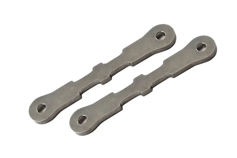 Stainless Steel Front Or Rear Lower Bulkhead Tie Bar For Traxxas 1:5 X Maxx 6S / X Maxx 8S / Xrt 8S / 1:6 Funco Pro Scale Sand Car Upgrades - 2Pc Set 1