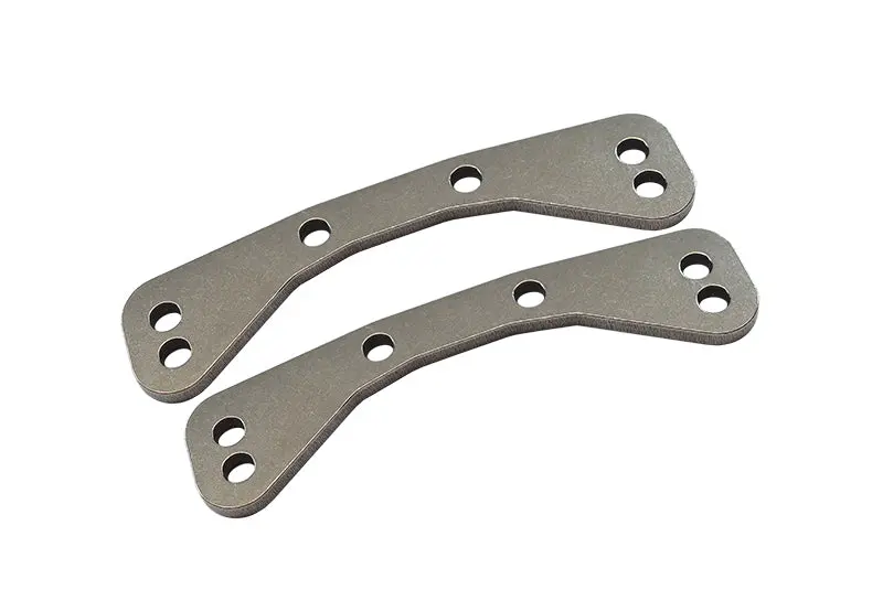 Stainless Steel Front Or Rear Upper Bulkhead Tie Bar For Traxxas 1:5 X Maxx 6S / X Maxx 8S / Xrt 8S Monster Truck Upgrades - 2Pc Set 1