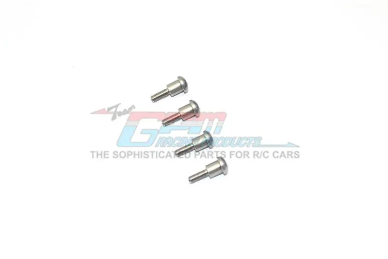 Stainless Steel King Pin For Gpm Optional Front C-Hubs #Sla019a For Traxxas Slash 4X4 / Xo-01 / Slash 4X4 Lcg - 4Pc Set 1