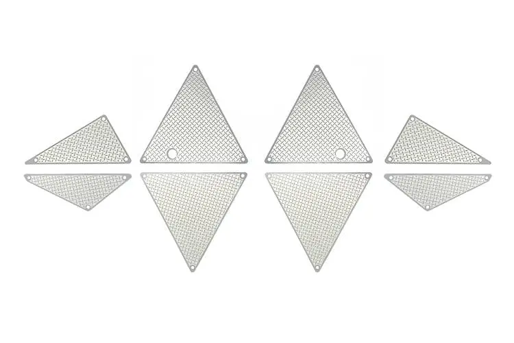 Stainless Steel Middle & Rear Tube Chassis Panel For Traxxas Unlimited Desert Racer 4X4 (#85076-4) - 8Pc Set 1
