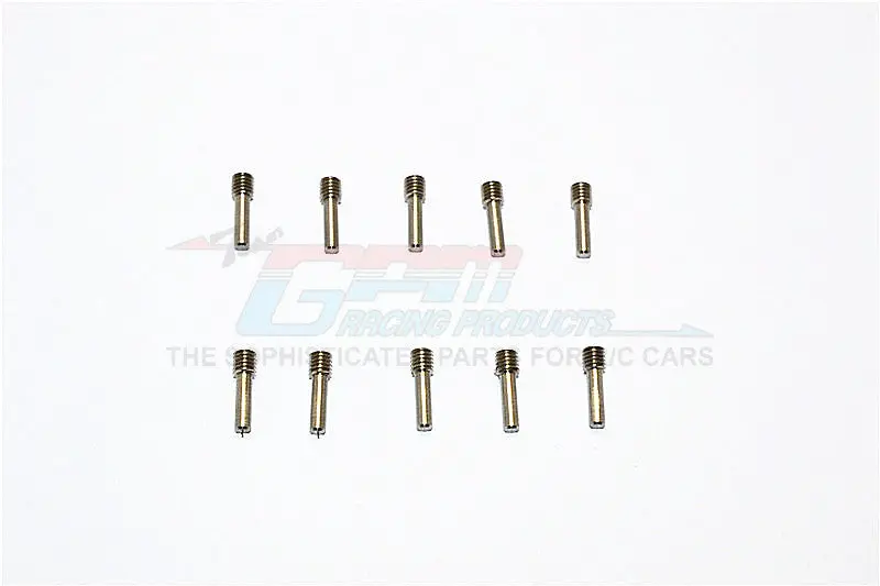 Stainless Steel Screw Shaft M3x2x10 (3Mm Thread Length & 7Mm Shaft Length) - 10Pcs 1