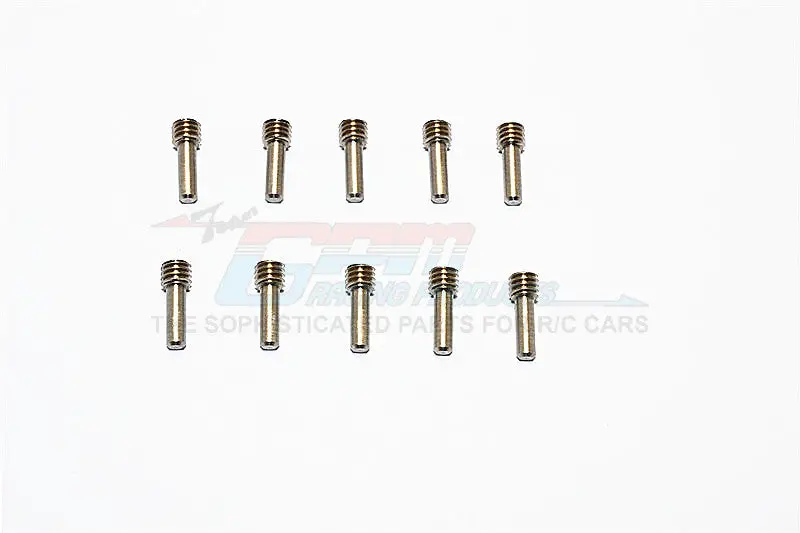 Stainless Steel Screw Shaft M4x2.5X11 (3.3M Thread Length & 7.7Mm Shaft Length) - 10Pcs 1
