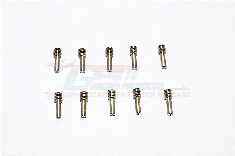 Stainless Steel Screw Shaft M4x2.5X12 (4Mm Thread Length & 8Mm Shaft Length) - 10Pcs 1