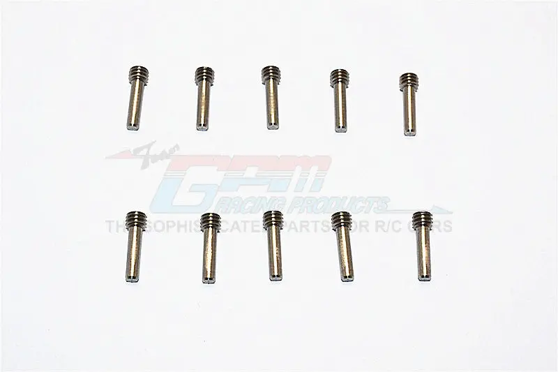 Stainless Steel Screw Shaft M4x2.5X13 (2.8Mm Thread Length & 10.2Mm Shaft Length) - 10Pcs 1