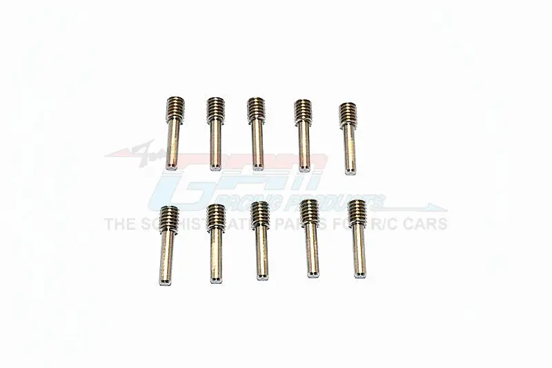 Stainless Steel Screw Shaft M4x2.5X15.5 (5Mm Thread Length & 10.5Mm Shaft Length) - 10Pcs 1