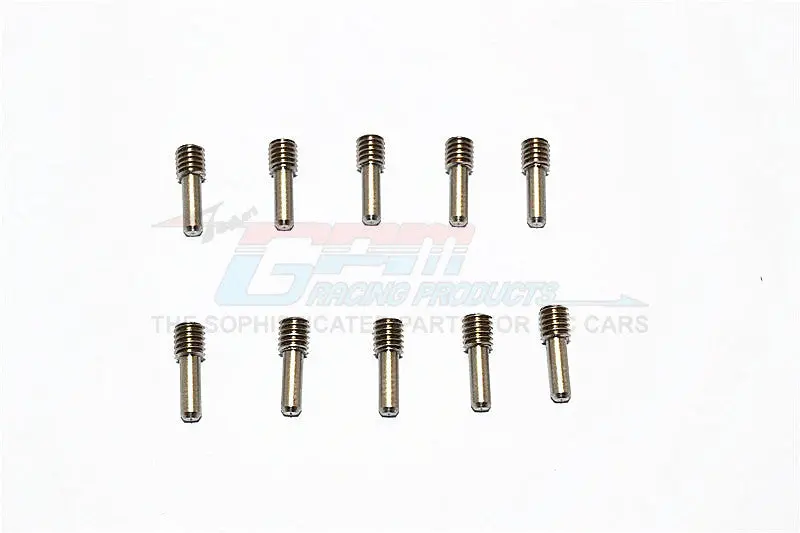 Stainless Steel Screw Shaft M4x2.6X12 (4.2Mm Thread Length & 7.8Mm Shaft Length) - 10Pcs 1