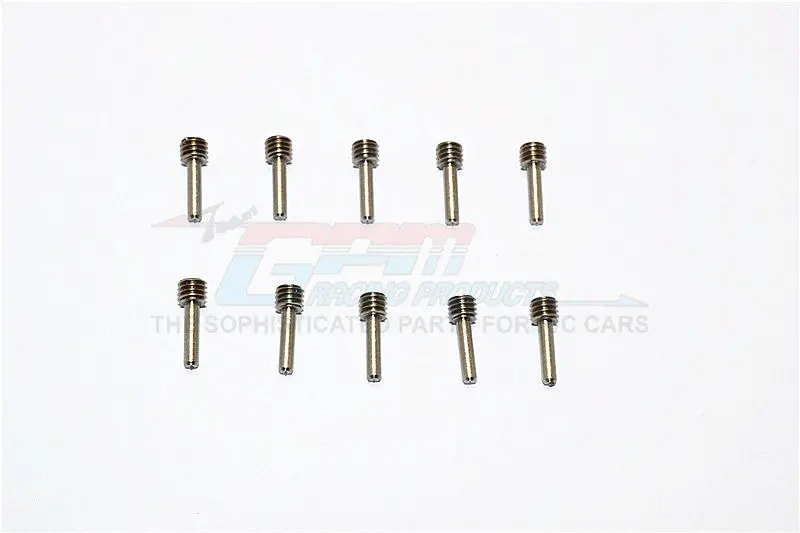 Stainless Steel Screw Shaft M4x2x12 (3.2Mm Thread Length & 8.8Mm Shaft Length) - 10Pcs 1