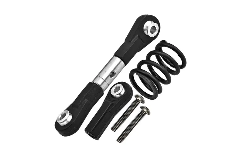 Stainless Steel Servo Tie Rod With Spring (Use With #2085X Metal Gear Servo) For Traxxas 1:5 X Maxx 6S / X Maxx 8S / Xrt 8S Monster Truck Upgrades 1