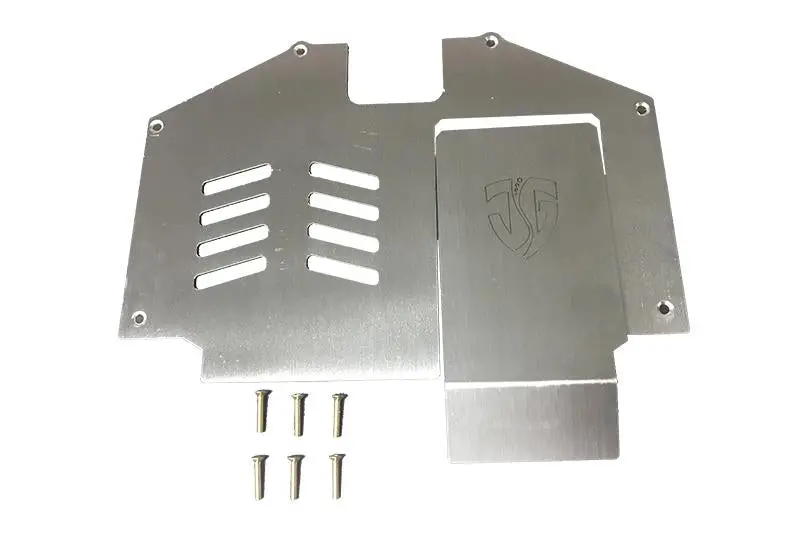 Statinless Steel Center Chassis Protection Plate For Traxxas Unlimited Desert Racer 4X4 (#85076-4) - 1 Set 1