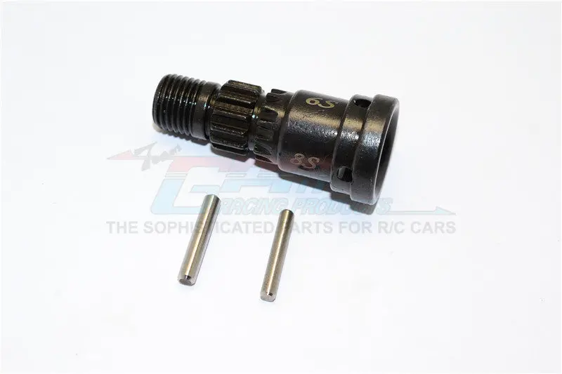 Steel #45 Cvd Joint For Front Or Rear For Traxxas X-Maxx 6S / X-Maxx 8S - 1Pc Set Black 1