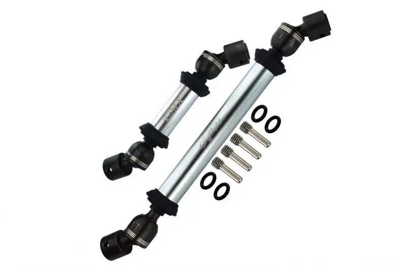 Steel + Aluminum Front Or Rear Main Shafts For Traxxas 1/10 E-Maxx 2 - 14Pc Set Silver 1