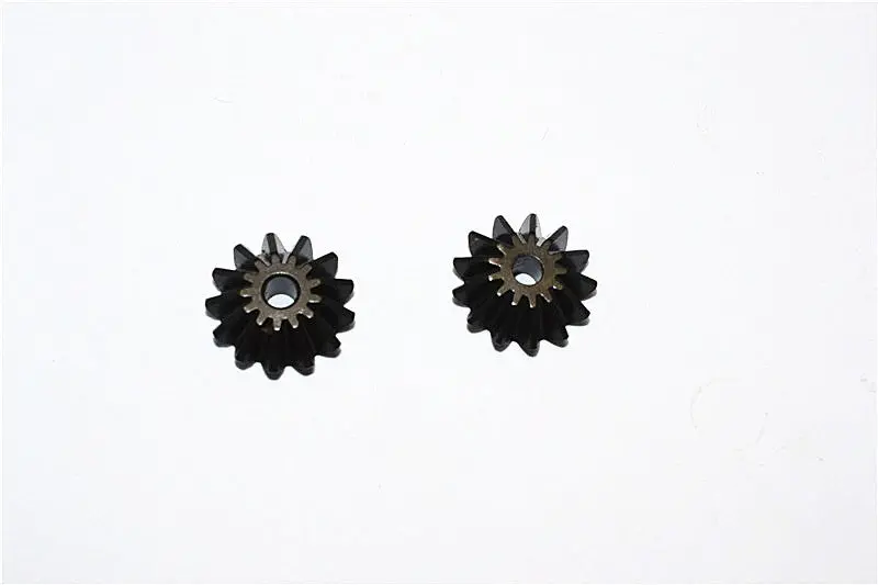 Steel Differential Spider Gears For Traxxas E-Revo Brushless / Telluride / Slash 4X4 / Revo / Summit / Xo-01. - 1Pr Set Black 1