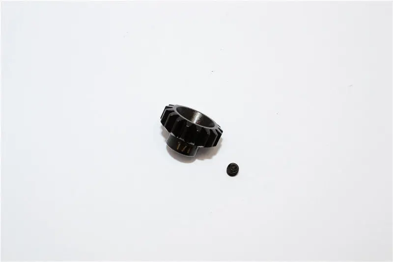 Steel Motor Gear 32 Pitch 17T (3.17Mm Hole) For 05/540/360 Motor - 1Pc Set Black 1