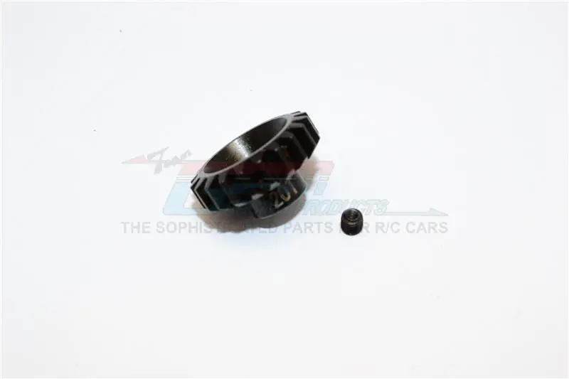 Steel Motor Gear 32 Pitch 20T (3.17Mm Hole) For 05/540/360 Motor - 1Pc Set Black 1