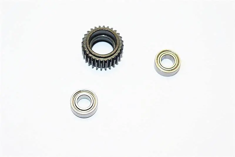 Steel Transmission Middle Gear For Axial Wraith, Scx10 & Scx10 Ii - 1Pc Set Black 1