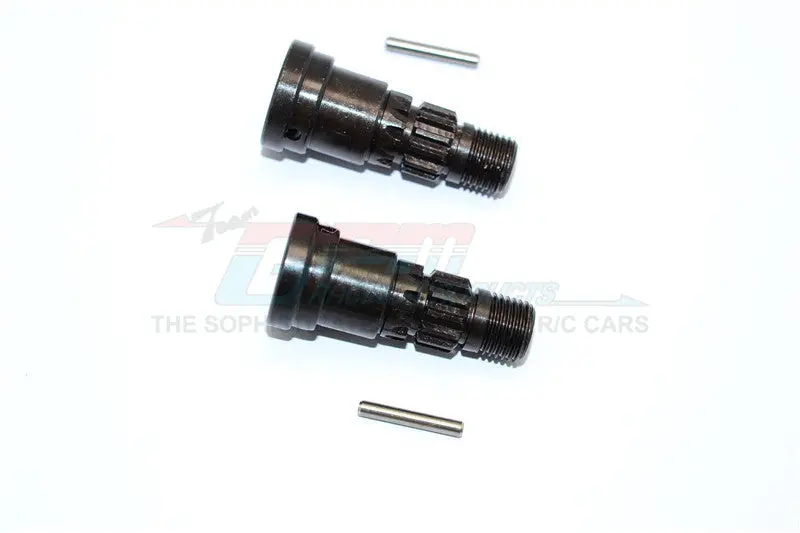 Steel#45 Cup Joint For Gpm# Txm12160s Front/Rear Cvd Drive Shaft For Traxxas X-Maxx - 1Pr Black 1