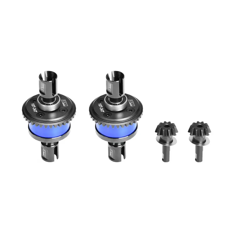 Steel+Aluminum Front And Rear Complete Differential Set For Arrma 1:8 Kraton 6S V6 / Notorious V6 / Outcast / Talion / 1:7 Mojave Exb /Fireteam / Big Rock 6S Upgrades - Blue 1