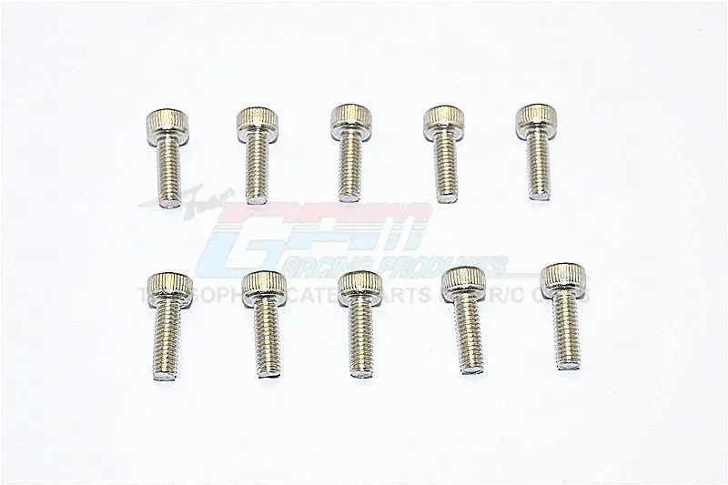 Sus304 Stainless Steel Cap Head Socket Screws M4x8mm - 10Pcs 1