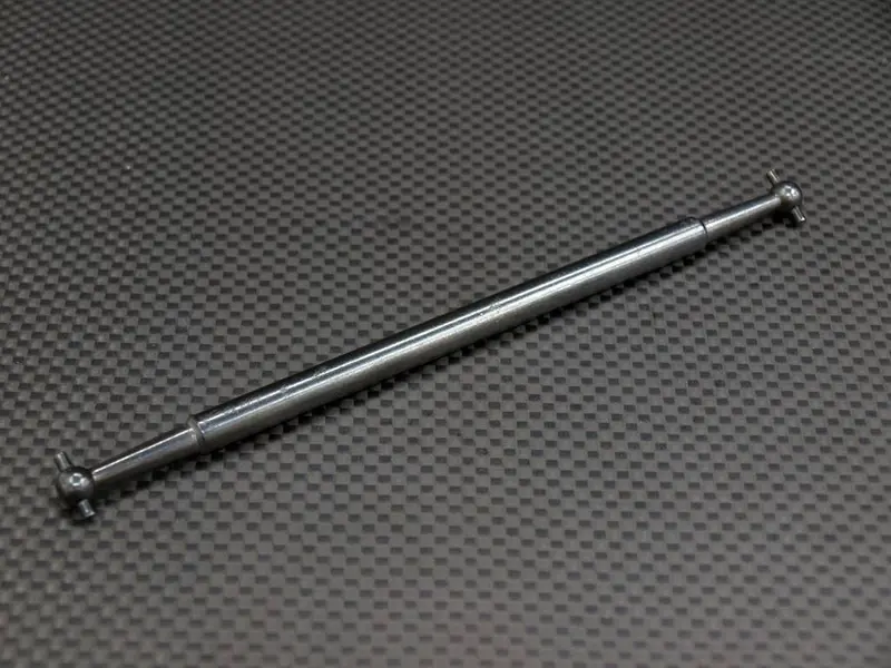 Tamiya 1/14 Truck (1838Ls) Steel Main Drive Shaft (130Mm) - 1Pc Black 1