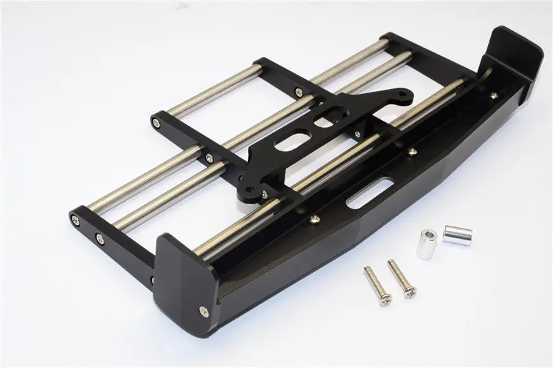 Tamiya 1/14 Truck (1850L) Aluminum Animal Guard - Volvo Fh12-Tam Trailer With Collars & Screws - 1Pc Set Black 1