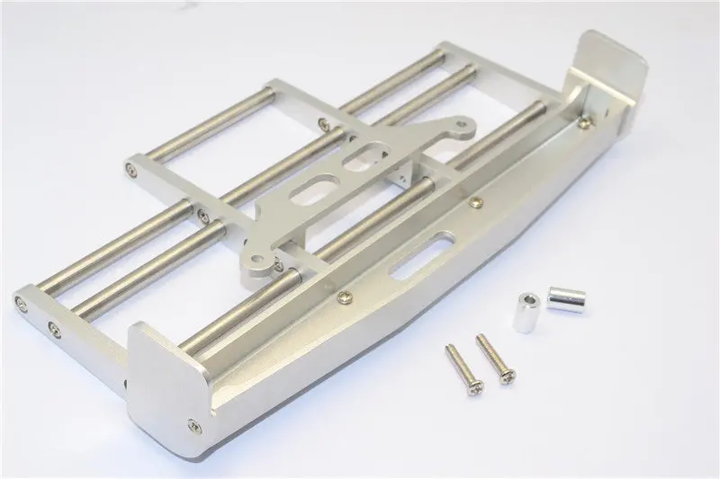 Tamiya 1/14 Truck (1850L) Aluminum Animal Guard - Volvo Fh12-Tam Trailer With Collars & Screws - 1Pc Set Silver 1