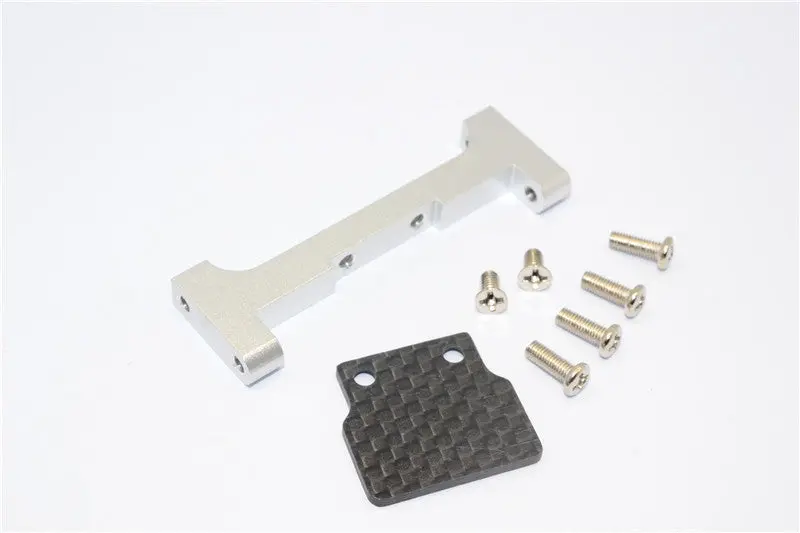 Tamiya 1/14 Truck (1850L) Aluminum Rear Taillights Mount With Mount & Screws - 1Pc Set Silver 1