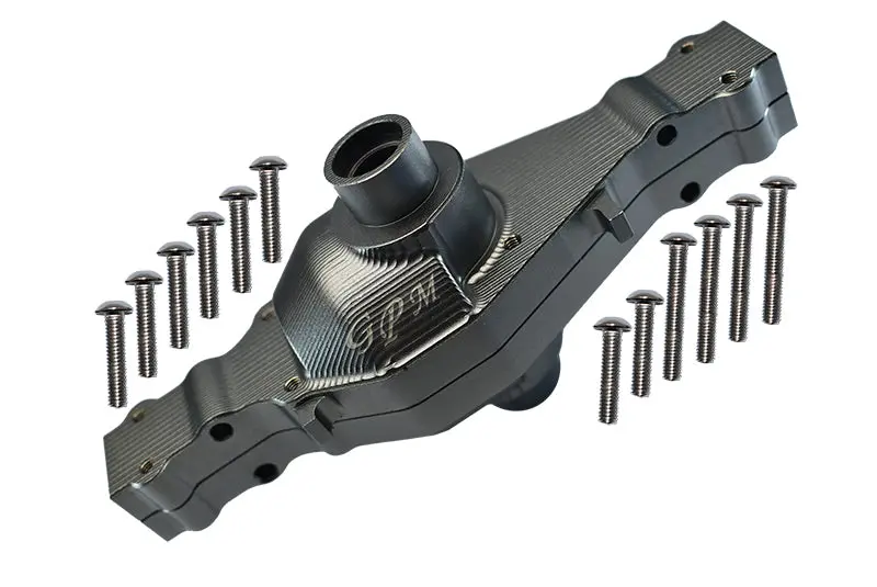 Tamiya 1/14 Truck Aluminum Center Gear Box - 1 Set Gray Silver 1