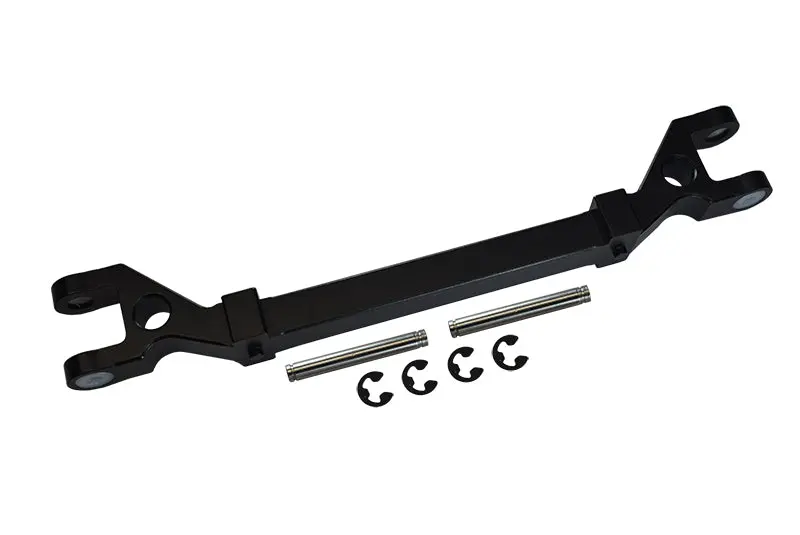 Tamiya 1/14 Truck Aluminum Front Axle With Pins & E-Clips & Collars - 1Pc Set Black 1