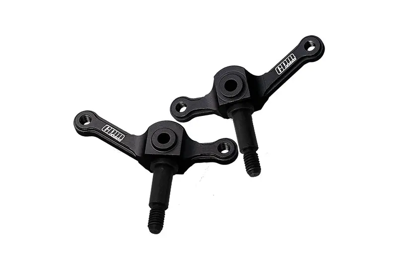 Tamiya 1/14 Truck Aluminum Front Knuckle Arm - 1Pr Black 1