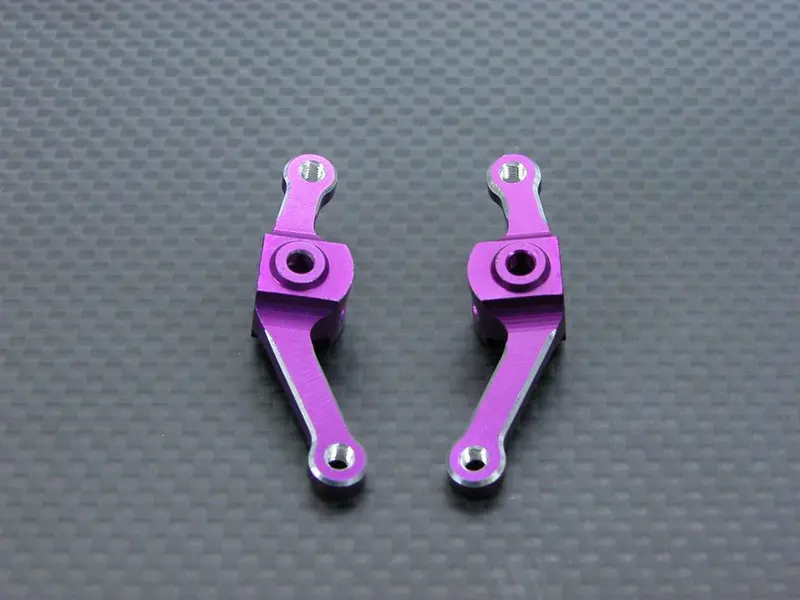 Tamiya 1/14 Truck Aluminum Front Knuckle Arm - 1Pr Purple 1