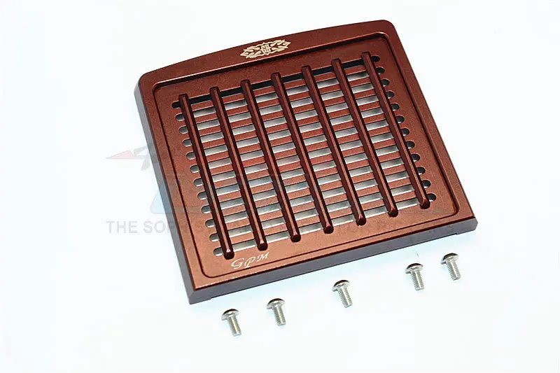 Tamiya 1/14 Truck Aluminum Front Mask Grill Guard For Grand Hauler - 1 Set Brown 1