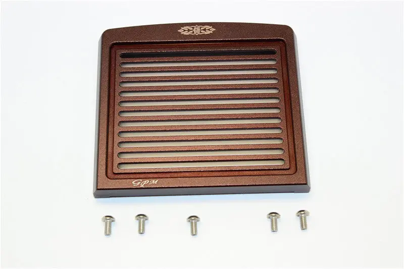 Tamiya 1/14 Truck Aluminum Front Mask Grill Guard For Grand Hauler - 1 Set Brown 1