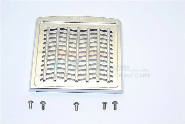 Tamiya 1/14 Truck Aluminum Front Mask Grill Guard (Wave) For Grand Hauler - 1 Set Silver 1