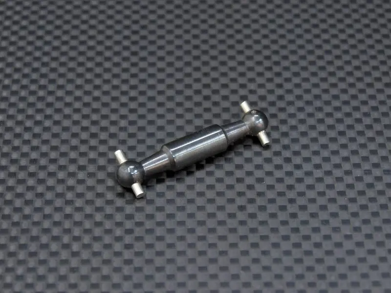 Tamiya 1/14 Truck Aluminum Propeller Shaft (30Mm) - 1Pc Black 1