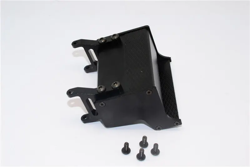 Tamiya 1/14 Truck Aluminum Side Ladder With Screws - 1Pc Set Black 1