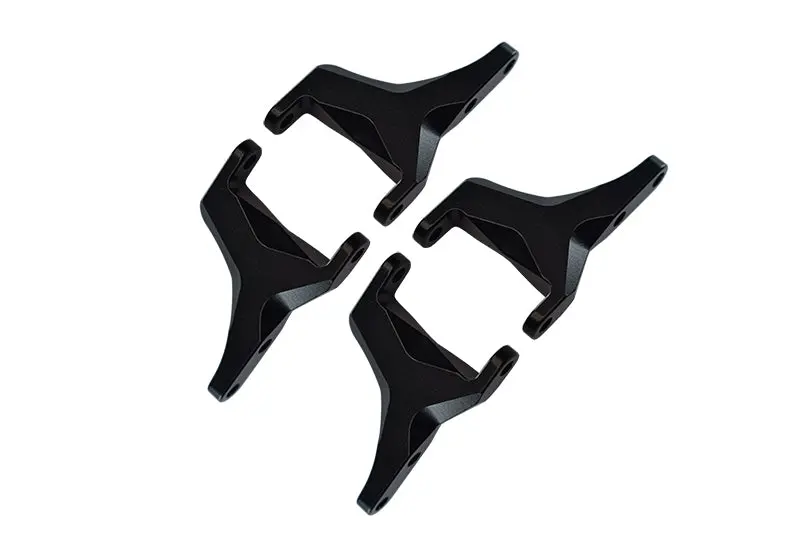 Tamiya 1/14 Truck Aluminum Tank Mount (For King Hauler) - 4Pcs Black 1