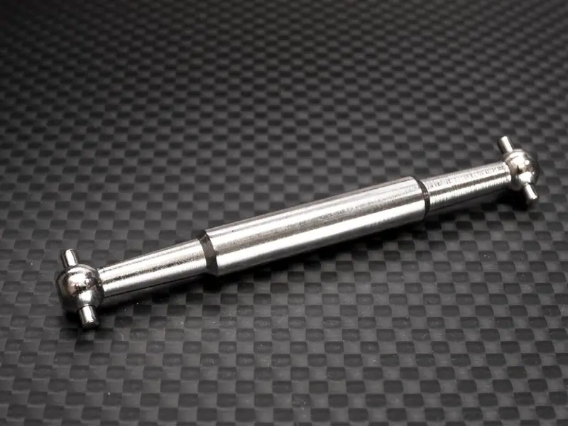 Tamiya 1/14 Truck (Globe Liner) Steel Main Drive Shaft (60Mm) - 1Pc Silver 1