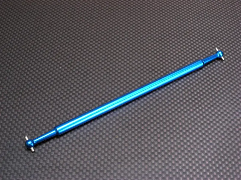 Tamiya 1/14 Truck (King Hauler/Ford Aeromax) Aluminum Main Drive Shaft (153Mm) - 1Pc Blue 1