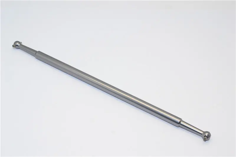 Tamiya 1/14 Truck (King Hauler/Ford Aeromax) Aluminum Main Drive Shaft (153Mm) - 1Pc Gray Silver 1